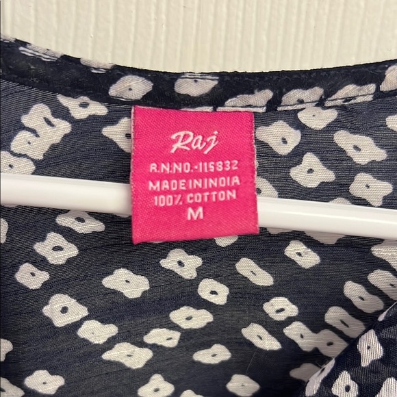 Raj 100% Cotton Bohemian Patterned Tunic Dress - Picture 2 of 3